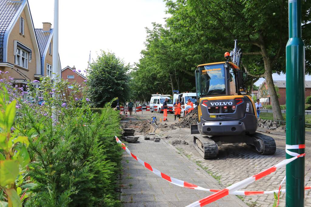 Bunschoten geteisterd door waterlekkages