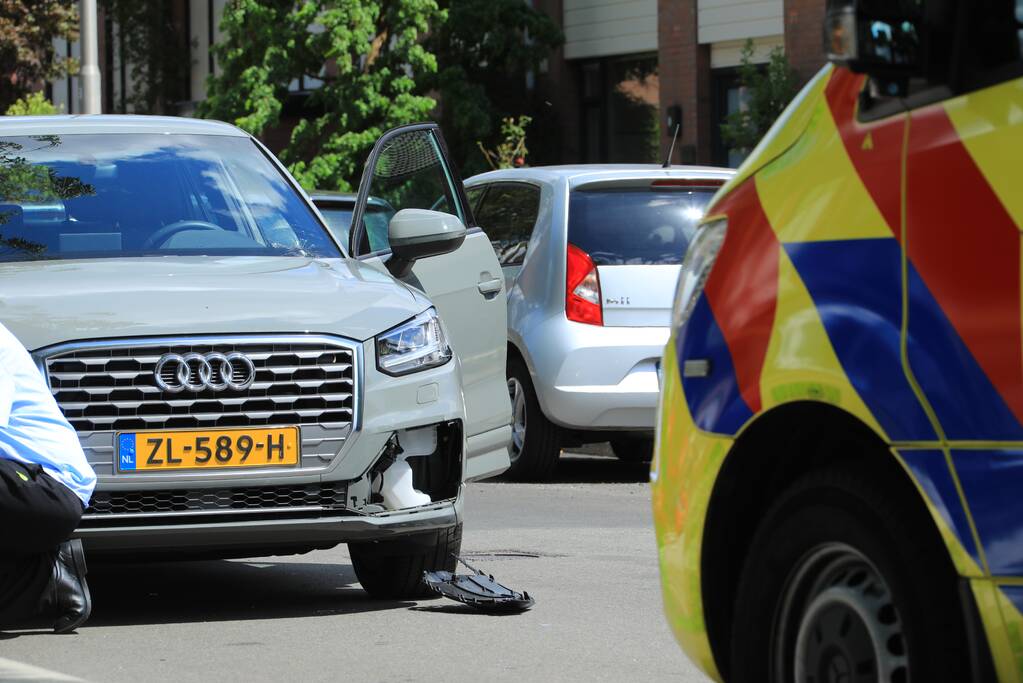 Overstekend kindje op fiets aangereden