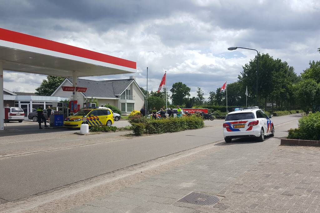 Motorrijder in botsing met auto