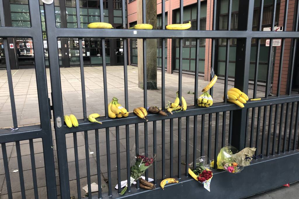 Bananen neergelegd bij Rechtbank Noord-Nederland
