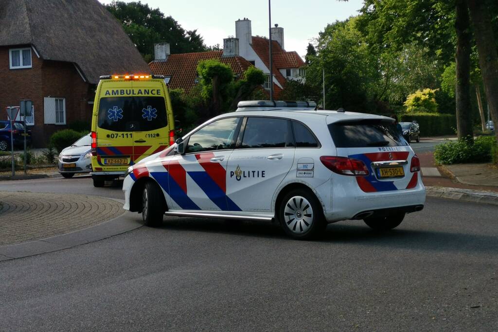 Overstekende fietser aangereden op rotonde