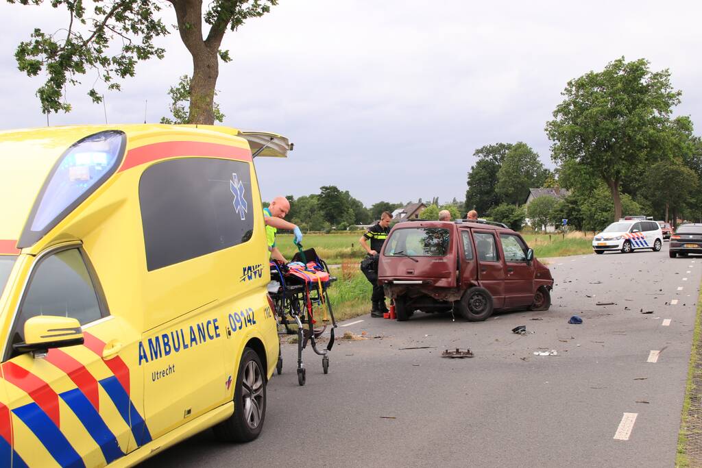 Gewonde en forse schade bij ongeval