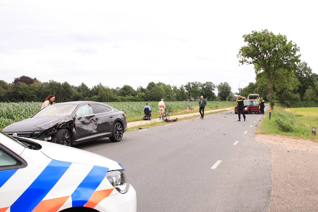 Gewonde en forse schade bij ongeval
