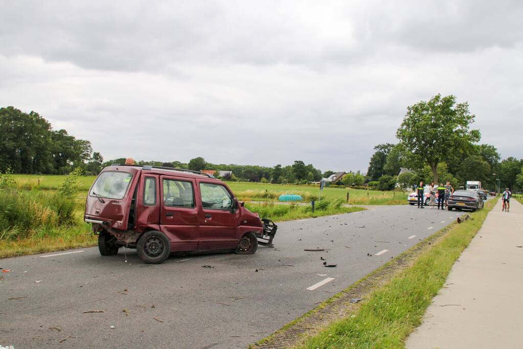 Gewonde en forse schade bij ongeval