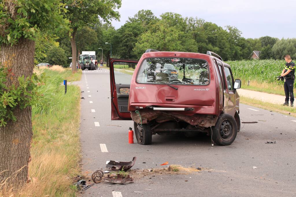 Gewonde en forse schade bij ongeval