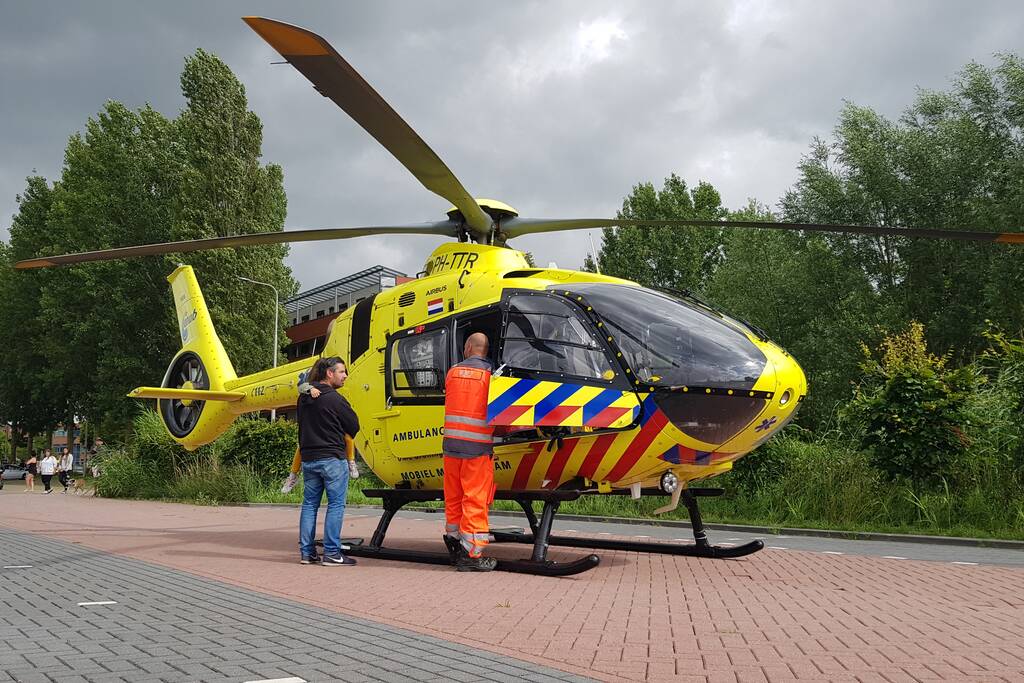 Traumahelikopter ingezet voor incident in flatwoning