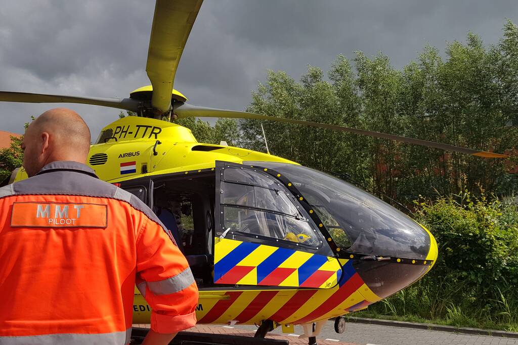 Traumahelikopter ingezet voor incident in flatwoning