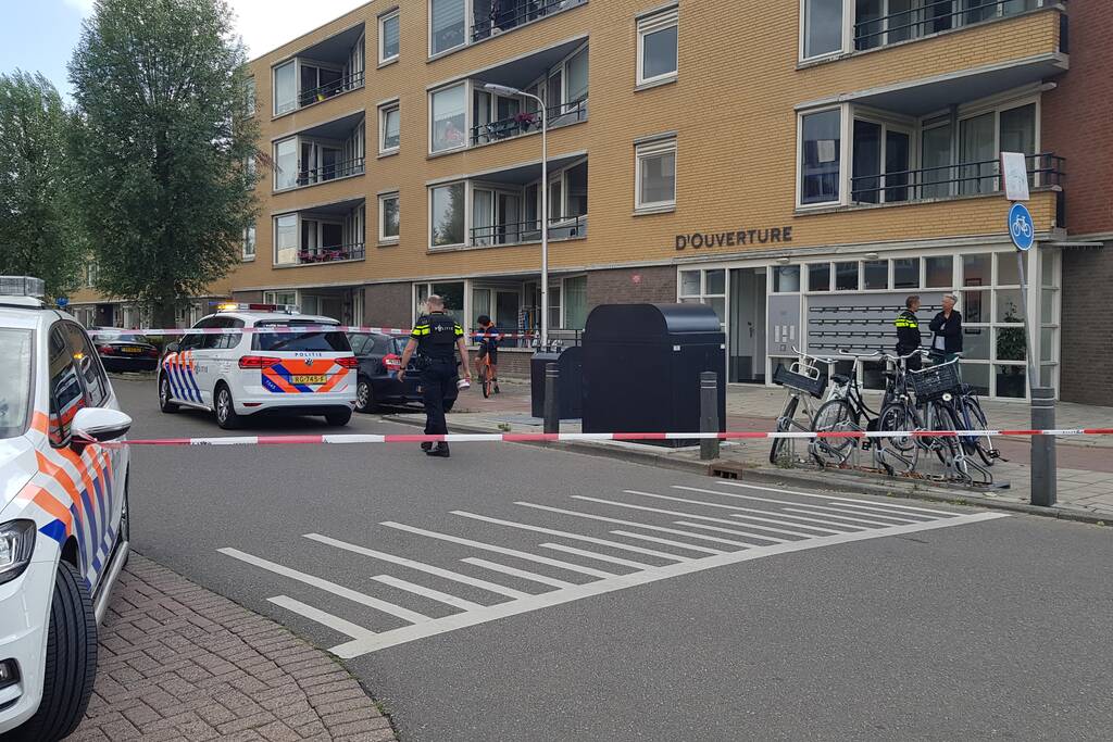 Traumahelikopter ingezet voor incident in flatwoning