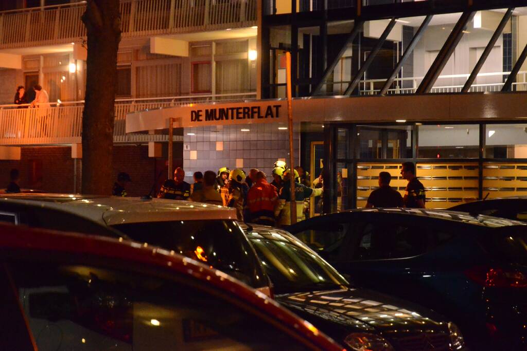Zwaargewonde bij brand op zesde verdieping