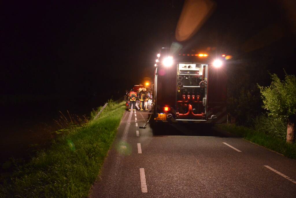Gestolen auto in Aarkanaal aangetroffen