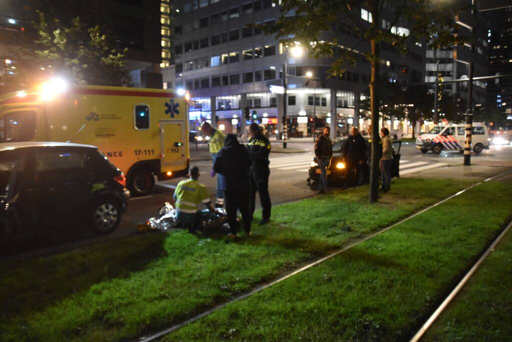 Gewonde bij aanrijding op kruising