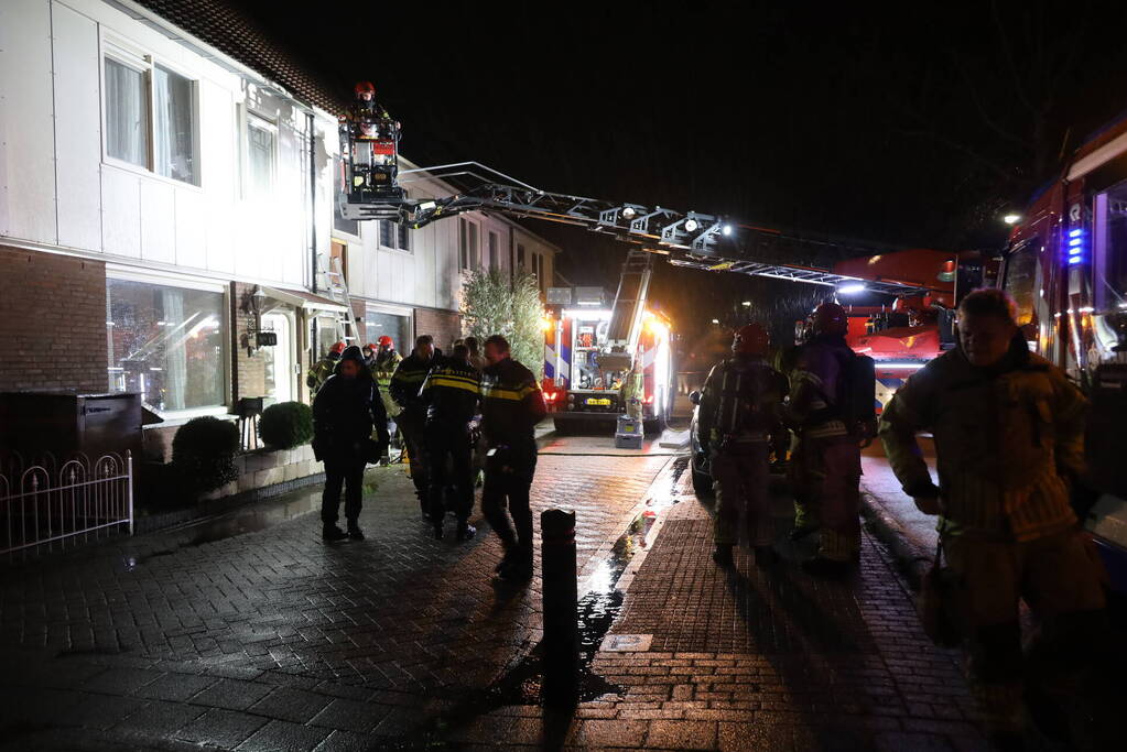 Brandstichting bij woning