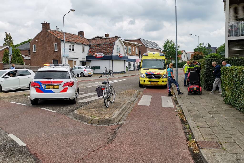 Scootmobiel-rijdster raakt gewond na eenzijdig ongeval