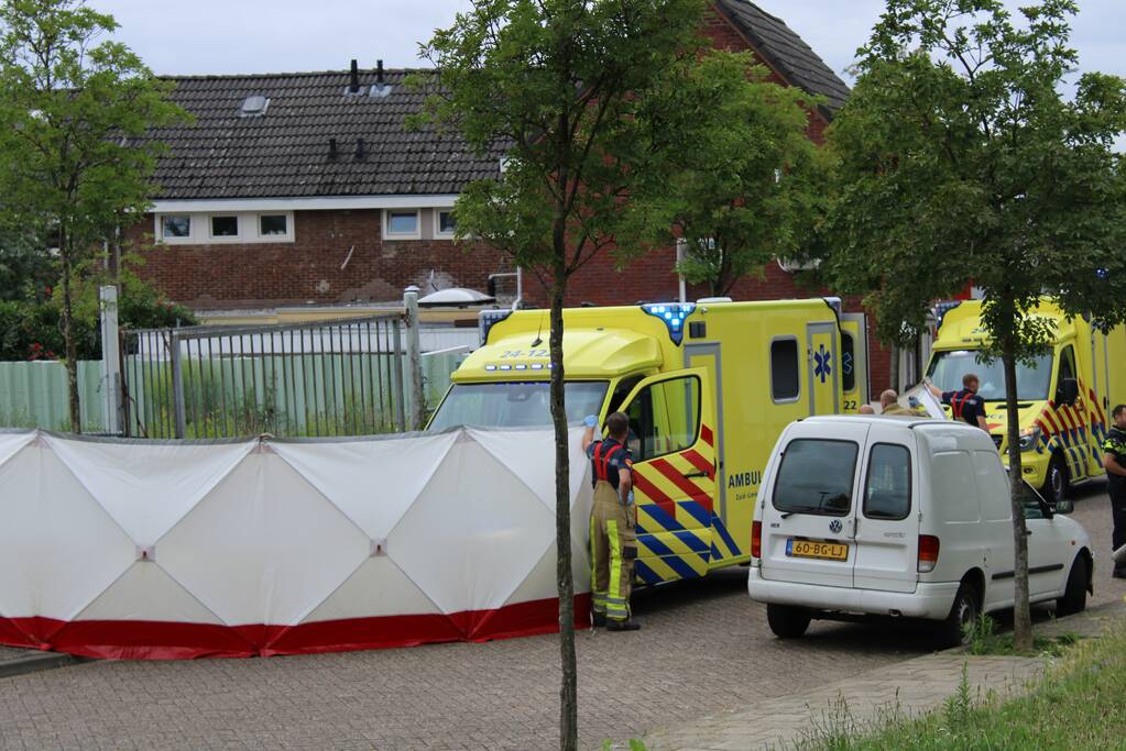 Duitse traumahelikopter landt voor ongeval