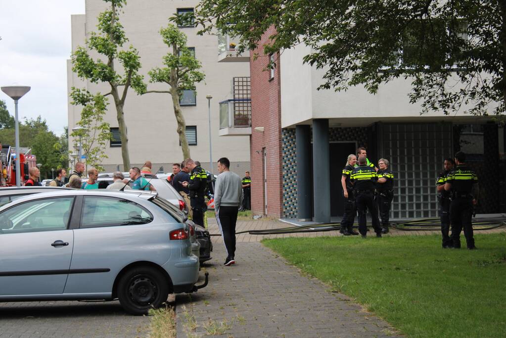 Brand in appartementencomplex