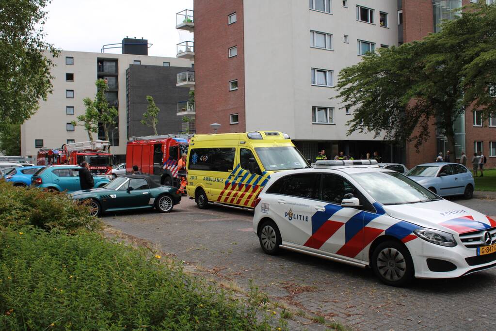 Brand in appartementencomplex