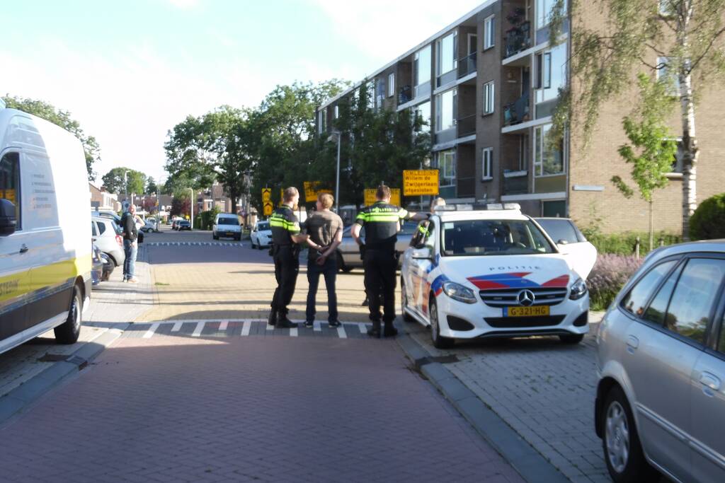 Persoon aangehouden bij brand