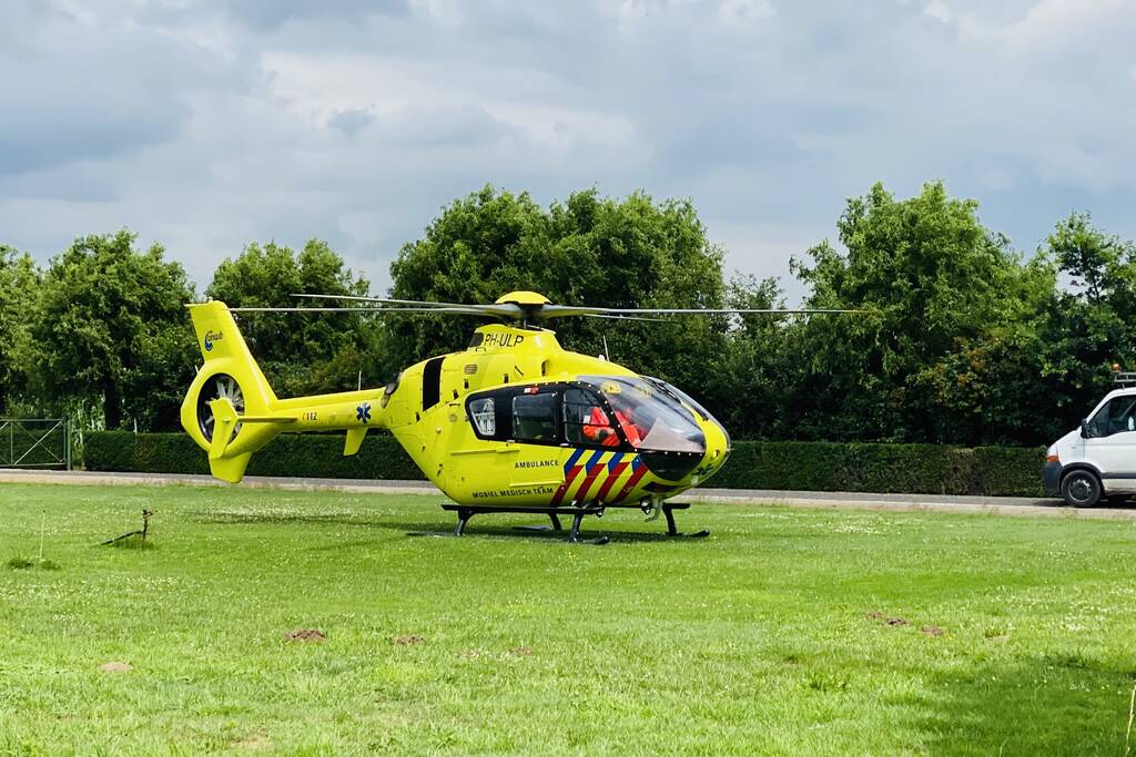 Motorrijder zwaargewond na ongeval