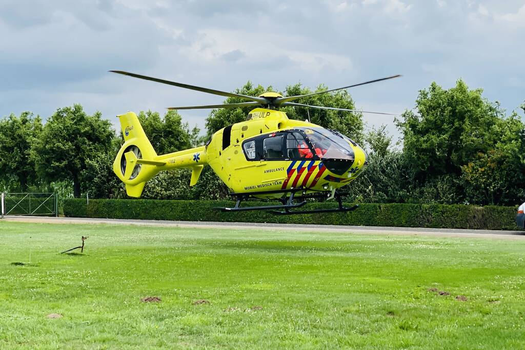 Motorrijder zwaargewond na ongeval