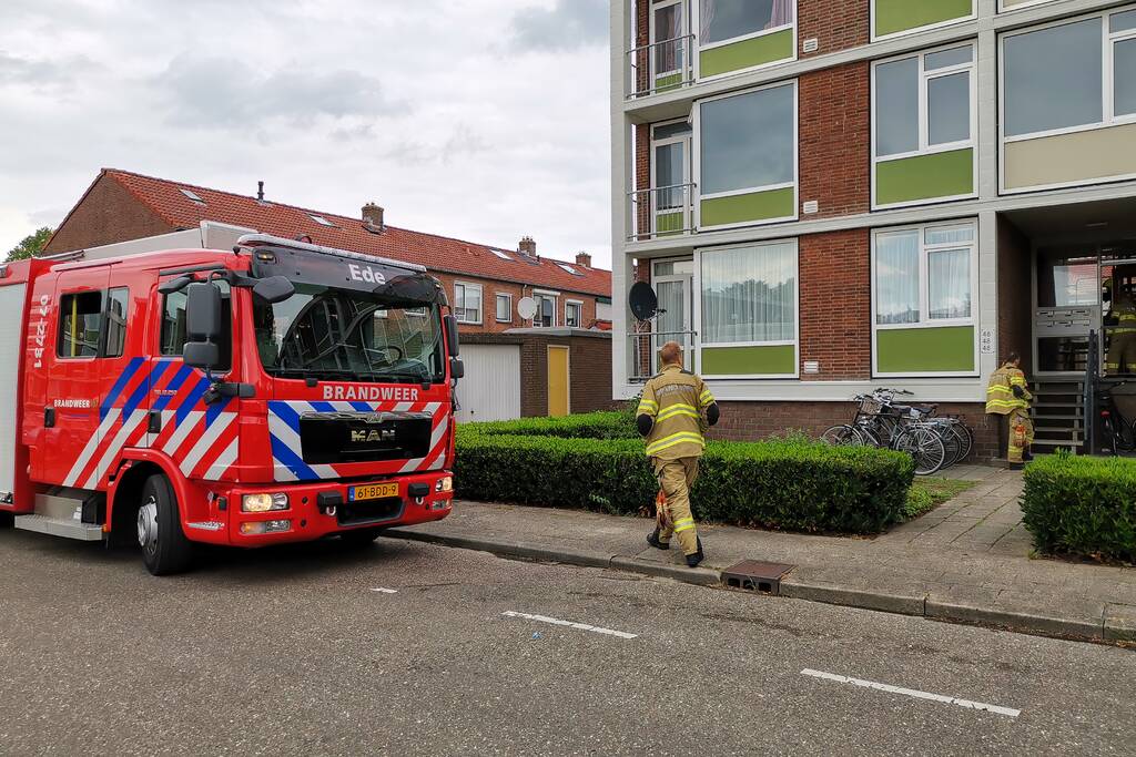 Gaslucht in woningen van flatgebouw