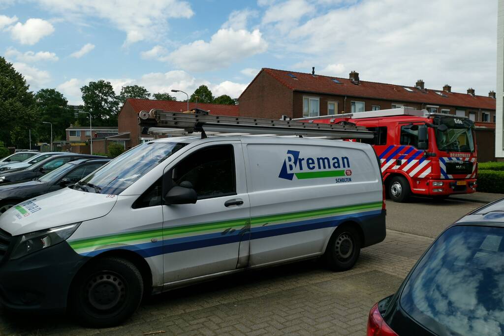 Gaslucht in woningen van flatgebouw