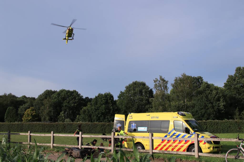 Traumahelikopter ingezet bij ernstig ongeval