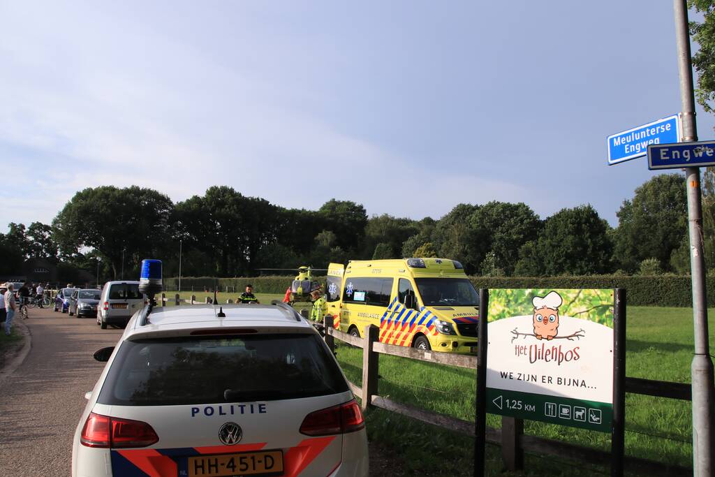 Traumahelikopter ingezet bij ernstig ongeval