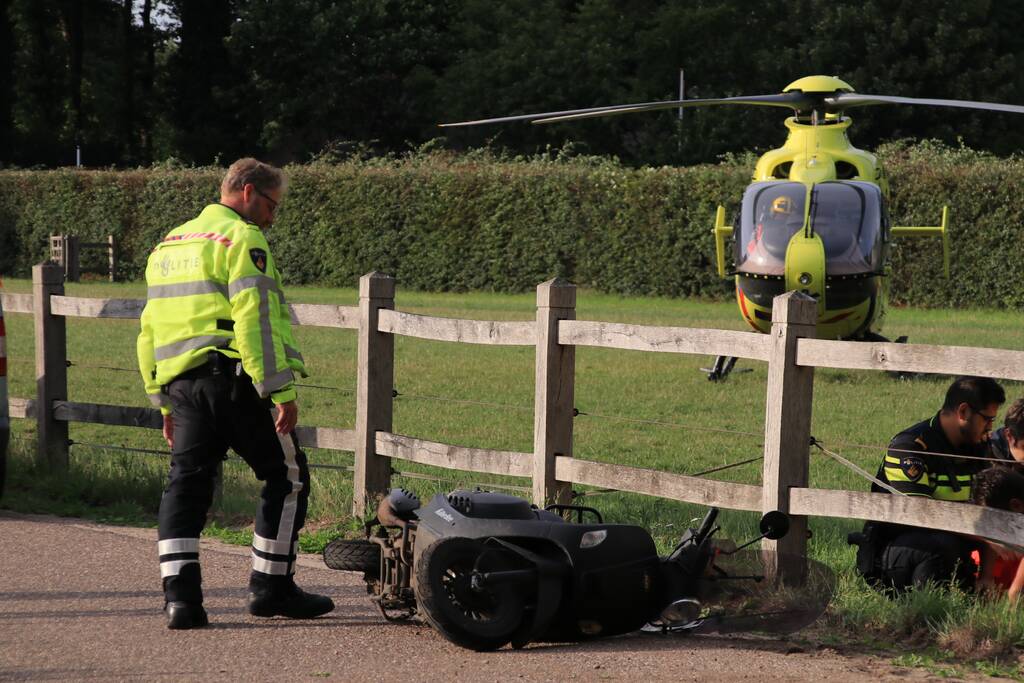 Traumahelikopter ingezet bij ernstig ongeval