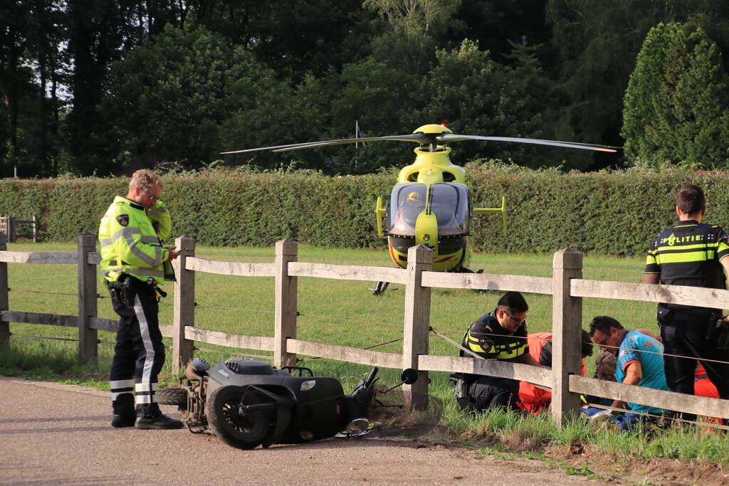 Traumahelikopter ingezet bij ernstig ongeval