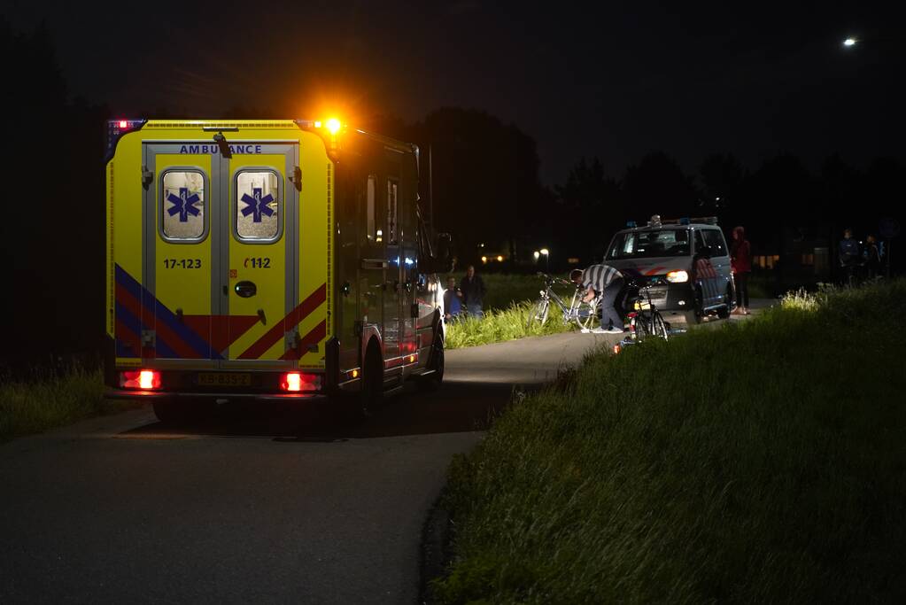 Meerdere fietsers gewond na valpartij