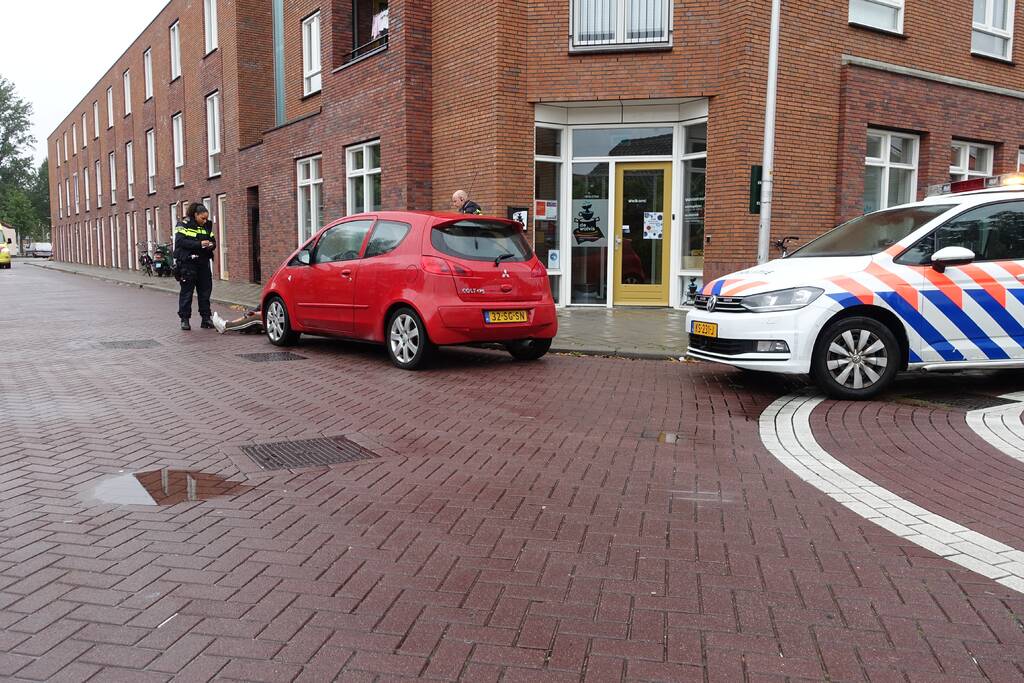 Fietsster gewond bij aanrijding met auto