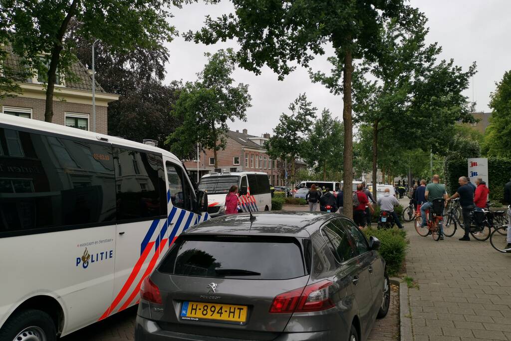 Politie grijpt in bij demonstratie