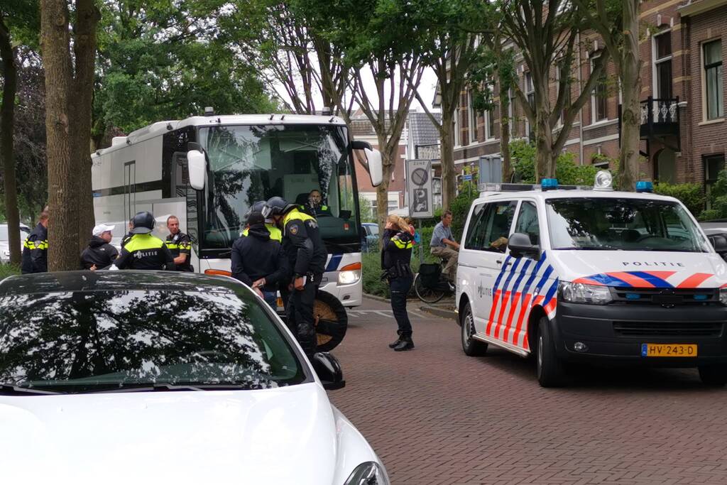 Politie grijpt in bij demonstratie