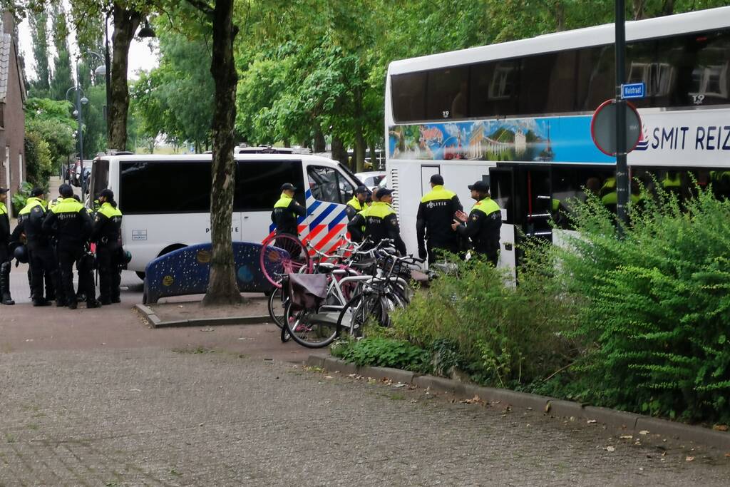 Politie grijpt in bij demonstratie