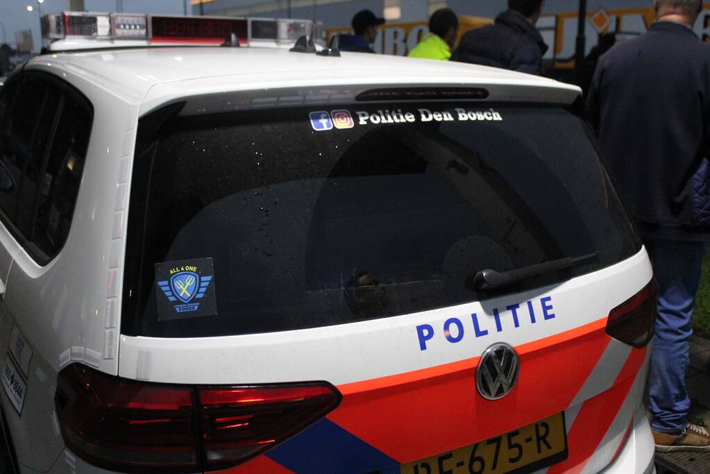 Boerenprotest bij Jumbo distributiecentrum