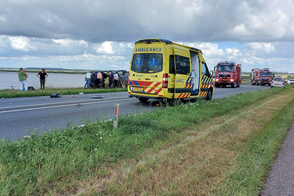 Gewonden bij frontale aanrijding