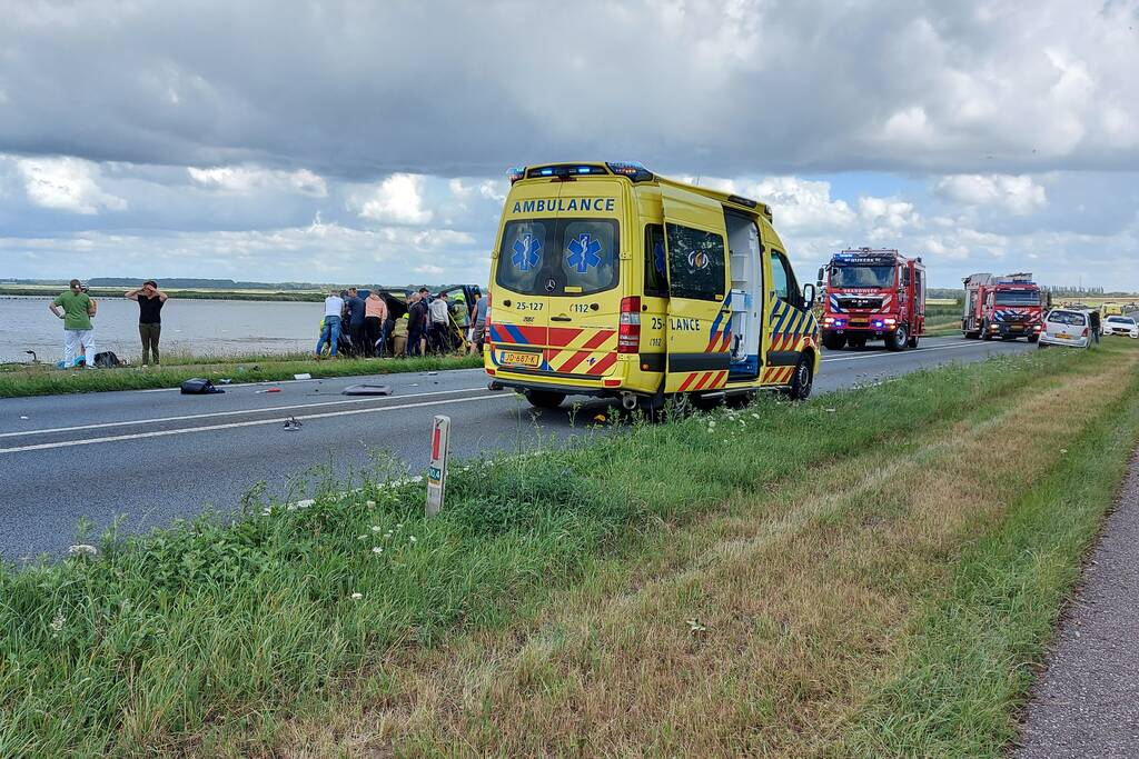 Gewonden bij frontale aanrijding