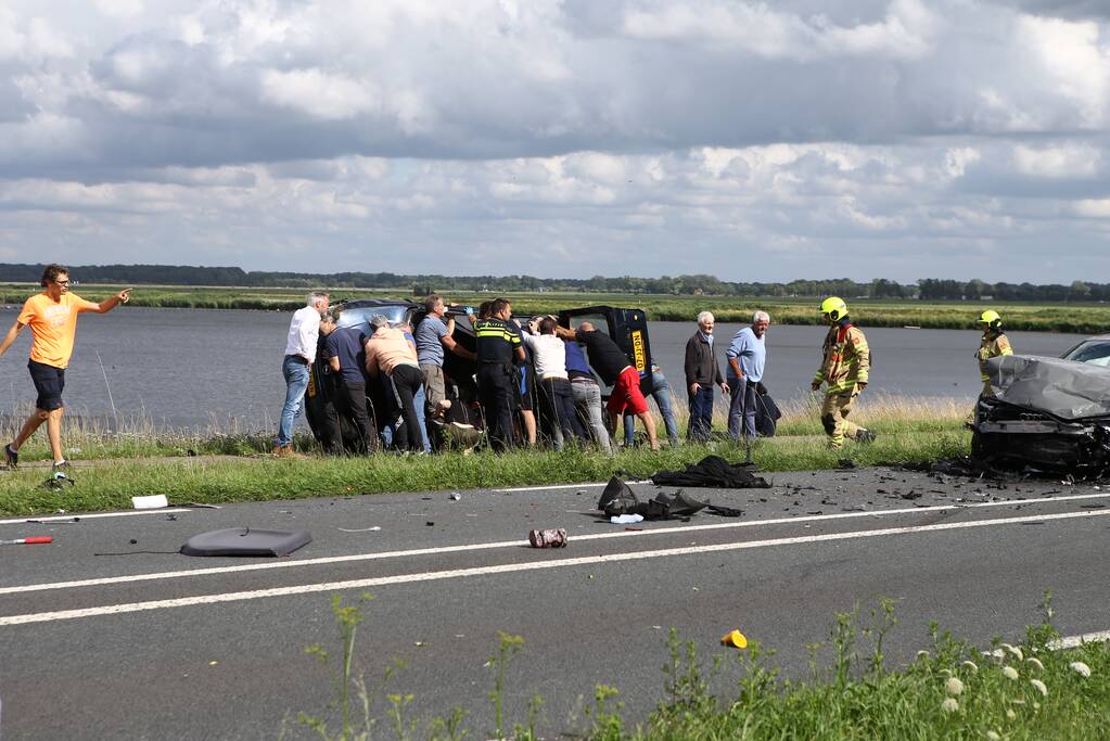 Gewonden bij frontale aanrijding