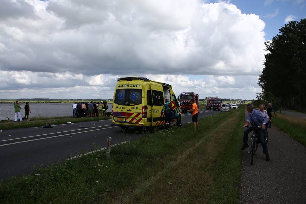 Gewonden bij frontale aanrijding