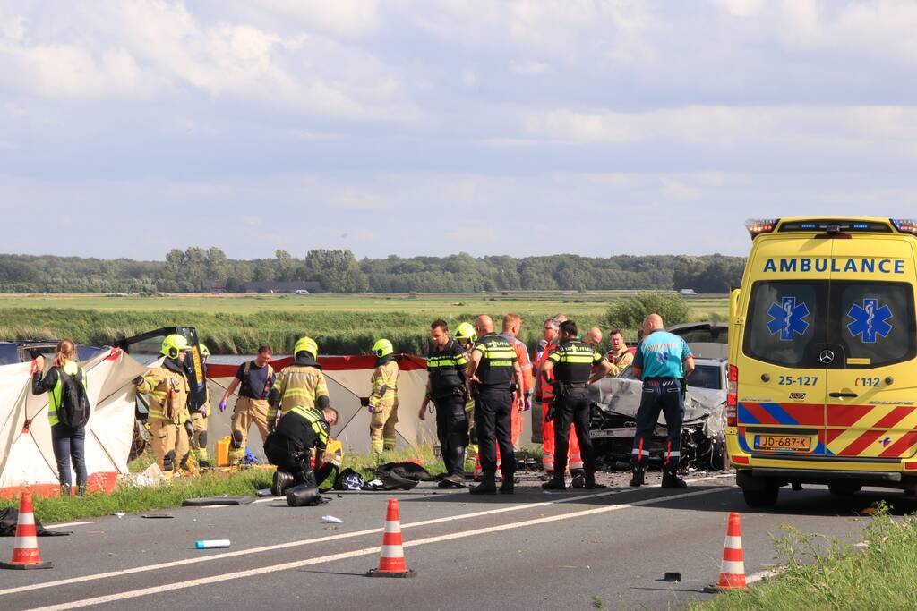 Gewonden bij frontale aanrijding