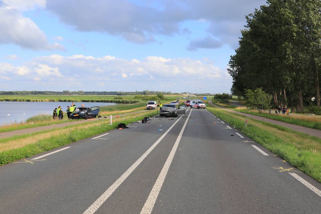 Gewonden bij frontale aanrijding