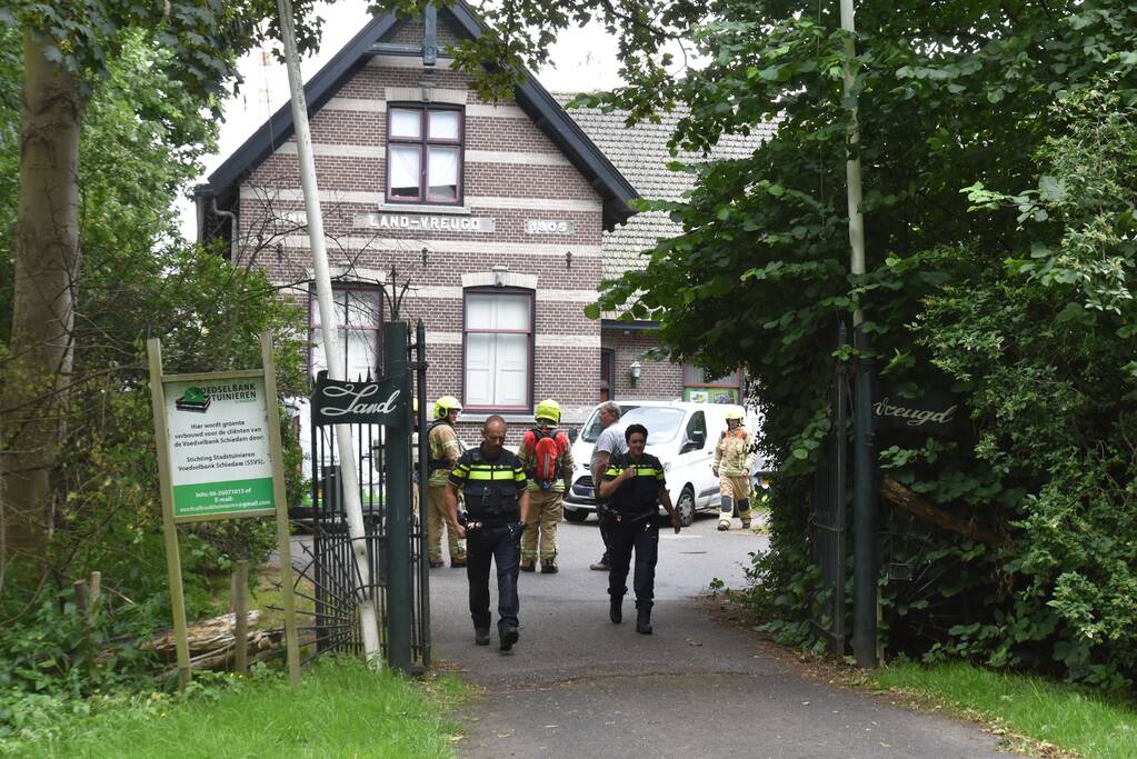 Brandweer onderzoekt gaslek