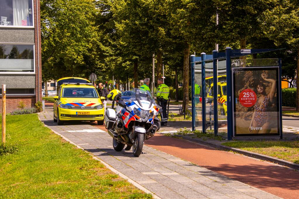 Voetgangster aangereden door scooter