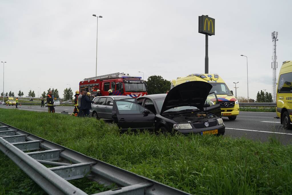 Snelweg afgesloten na ongeval