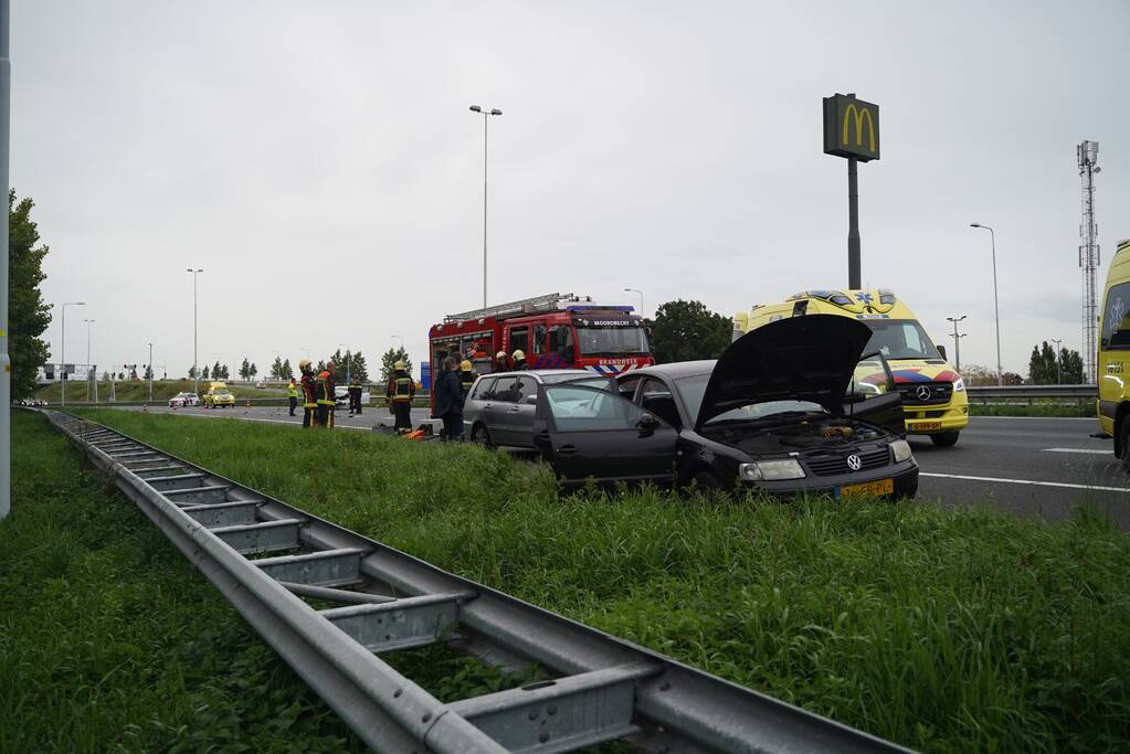 Snelweg afgesloten na ongeval