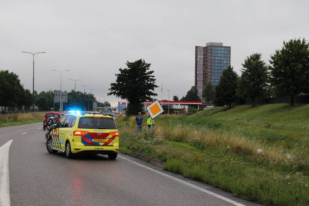 Auto te water geraakt