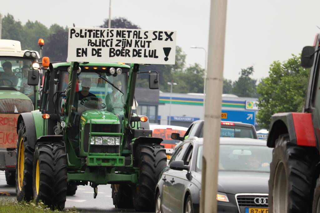 Wederom massale demonstratie door boeren