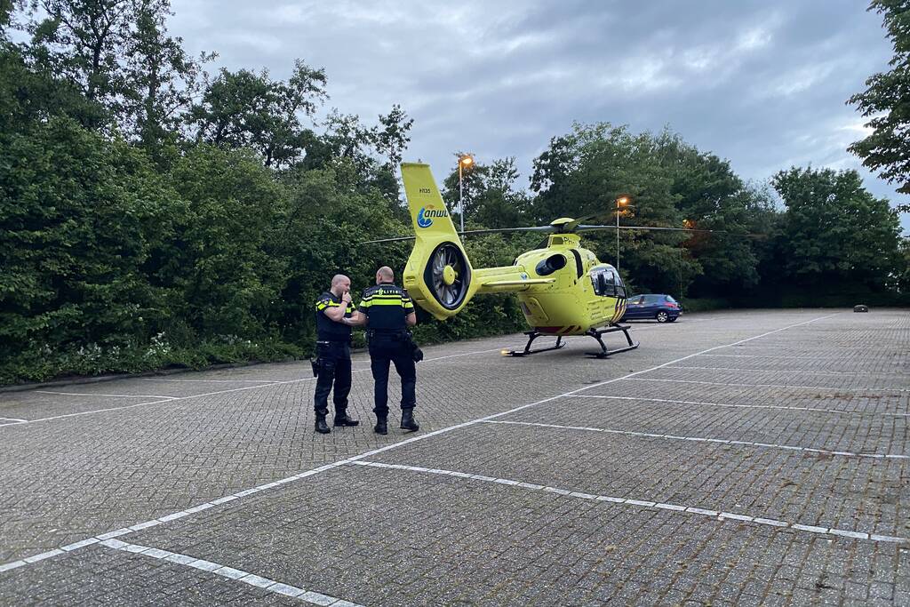 Traumahelikopter ingezet voor incident op station