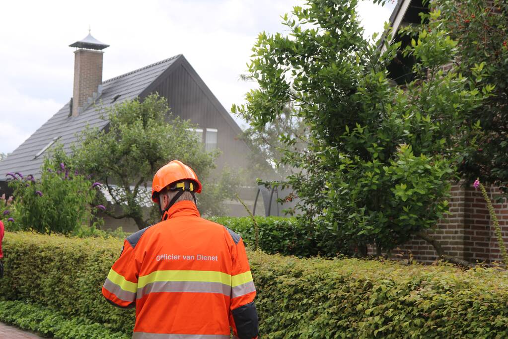 Woning ontruimd na brand tijdens werkzaamheden