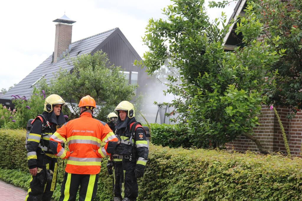 Woning ontruimd na brand tijdens werkzaamheden